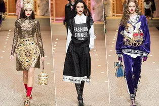 «Фэшн-грешница»: Dolce & Gabbana посвятили показ Ватикану, барокко и маркетингу