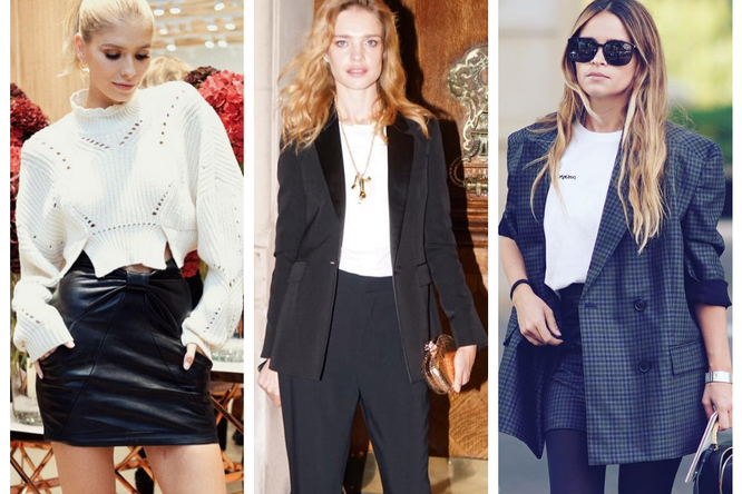Черно-белые: носим монохром, как Лена Перминова, Наташа Водянова и Мира Дума
