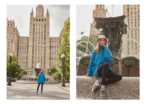 Виктория Боня в лукбуке Aizel Russian Essentials Виктория Боня в лукбуке Aizel Russian Essentials