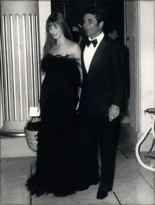 Джейн Биркин на Каннском кинофестивале в 1973 году