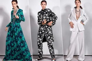 История с маргаритками: 15 женственных луков Lanvin из коллекции Весна-лето 2018