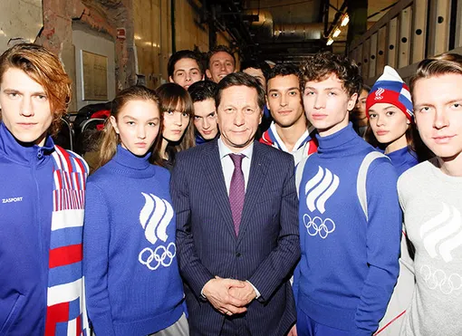 Президент Олимпийского комитета России Александр Жуков на показе ZASPORT