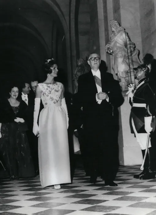Жаклин Кеннеди в Версале в 1961 году