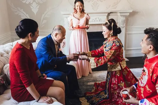 Чайная церемония проводится в день свадьбы