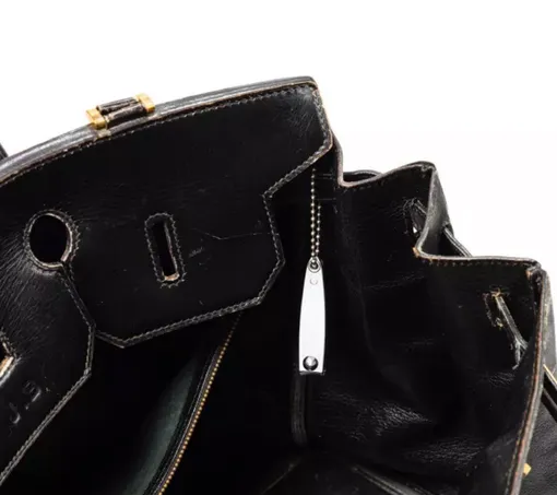 Щипчики для ногтей на оригинальной сумке Birkin Сумка Джейн Биркин