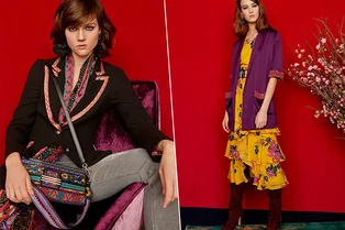 Еще больше Etro: 20 луков с платьями-кимоно, которые можно носить всю неделю