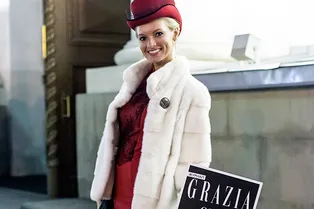 Grazia StreetStyle на Mercedes-Benz Fashion Week Russia 2013