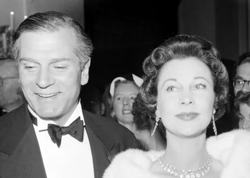 Вивьен Ли и Лоуренс Оливье в 1956 году