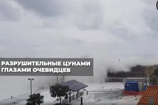 Разрушительные цунами глазами очевидцев