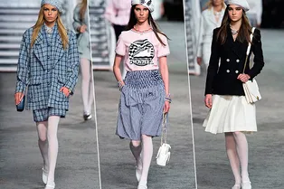 Из Парижа с любовью: 22 образа с показа Chanel в парижском стиле 80-х