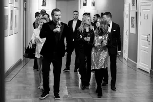 Полина Гагарина в сияющем платье, Ольга Серябкина в тотал-блэк и другие звезды на показе вечерней коллекции Mastersuit