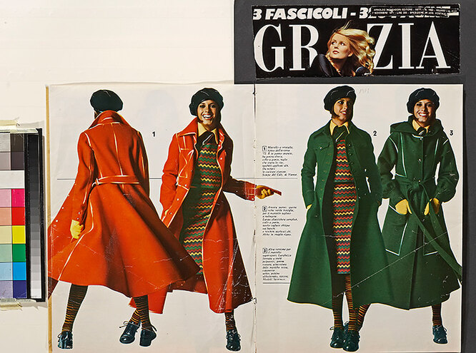 Коллекция Sportmax FW 1971-1972 в Grazia Italy, выпуск от 07.11.1971