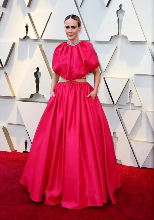 Сара Полсон на церемонии вручения премии «Оскар» в 2019 году