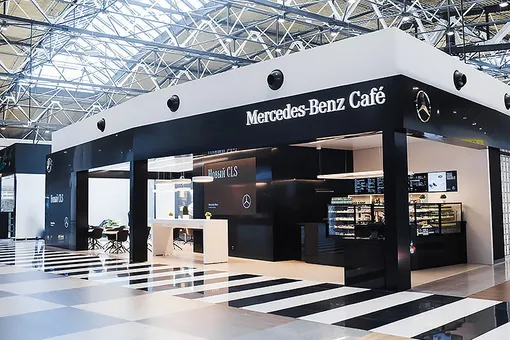 Роскошный взлет: в новом терминале «Шереметьево» открылось Mercedes-Benz Café