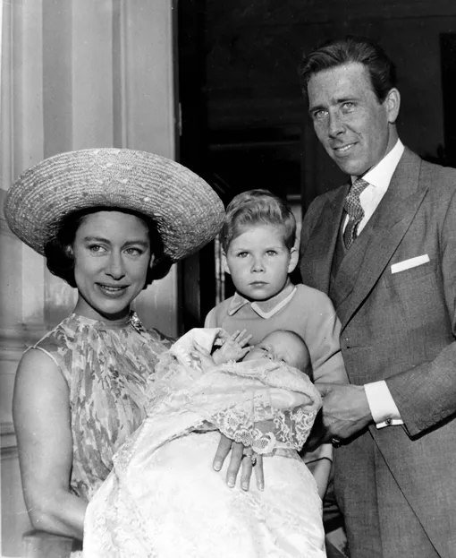 Принцесса Маргарет с мужем и детьми